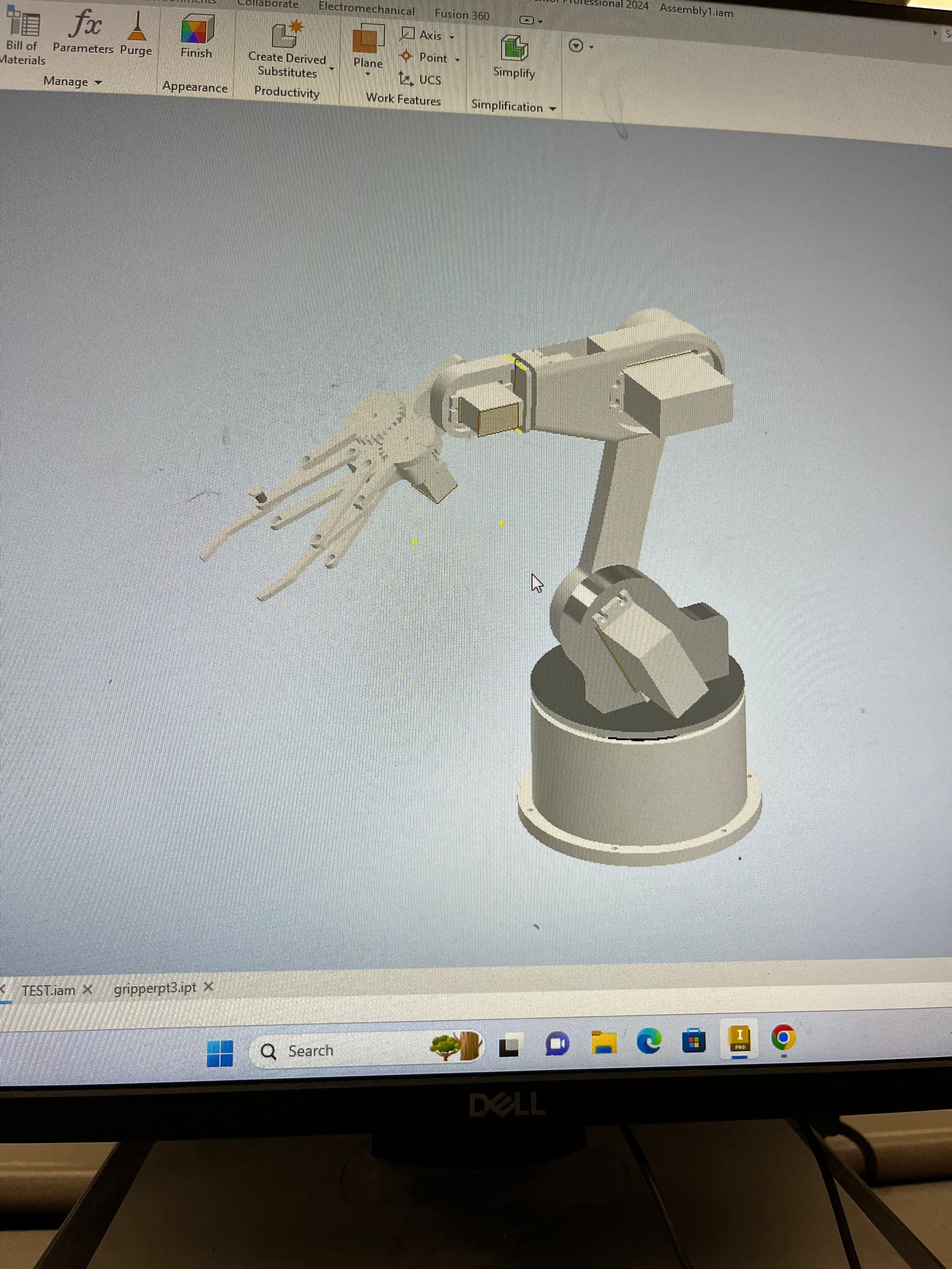 3D Model of 6-Axis Robot Arm
