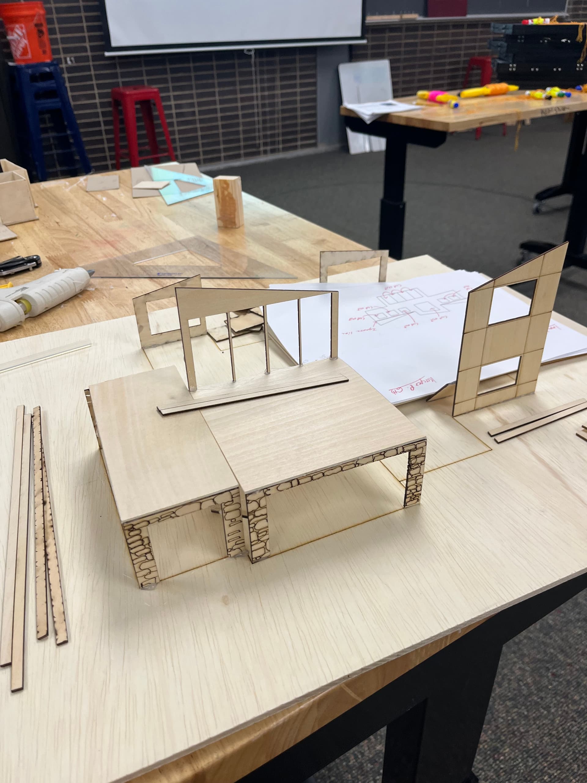 Laser Cutting and Assembly