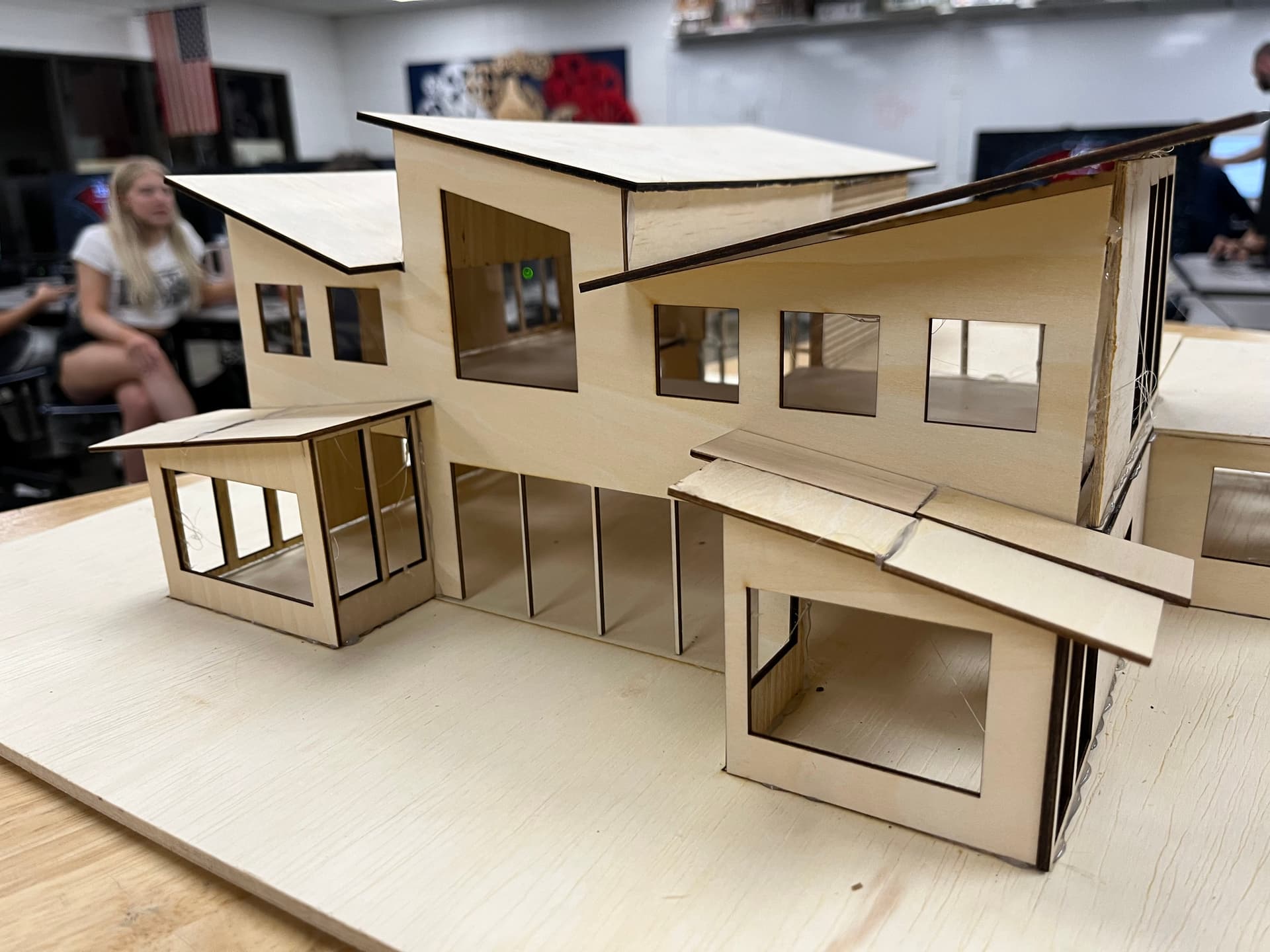 Back of Contemporary Home